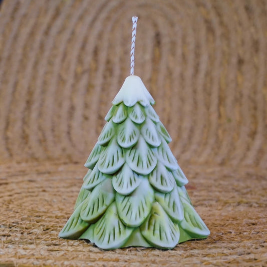 Vela de Abeto Nevado - Velas de Navidad